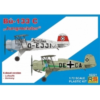 RS Models 1/72 Bucker 133 C "Jungmeister" Plastic Model Kit RSMI92221