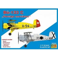 RS Models 1/72 Bucker 133 C "Foreign services" Plastic Model Kit RSMI92223