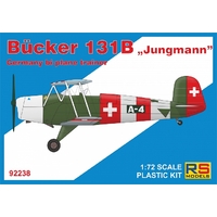 RS Models 1/72 Bucker 131 B "Jungmann" Plastic Model Kit RSMI92238