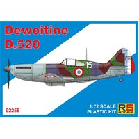 RS Models 1/72 Dewoitine D.520 Plastic Model Kit RSMI92255