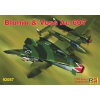 RS Models 1/72 Blohm-und-Voss Ae-607 German project Plastic Model Kit RSMI9287