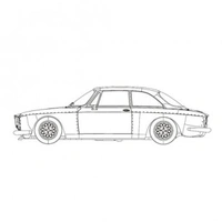 Revo Slot 1/32 Alfa GTA White Kit "A" Slot Car