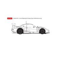 Revo Slot 1/32 Lister Storm White Kit Slot Car