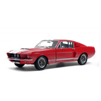 Solido 1/18 1967 Red w/White Stripes Shelby Mustang GT500 Diecast Car