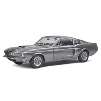 Solido 1/18 Grey with Black Stripes 1967 Shelby GT 500 Diecast