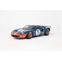Solido 1/18 Ford Gt40 Mk.1 Dark Blue & Orange 1968 Diecast Model Car