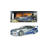 Solido 1/18 Nissan Skyline GT-R (BNR34) 2Fast2Furious Brian's R34 Diecast Model Car
