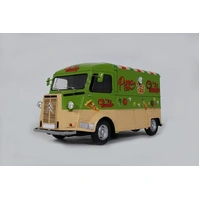 Solido 1/18 Citroen Type HY Guido Pizza Green 1969 Diecast Model Car