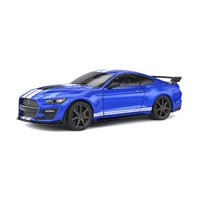Solido 1/18 2020 Blue Ford Shelby Mustang GT500 Fast Track Metal Diecast