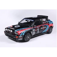 Solido 1/18 Lancia Delta HF Integrale Tribute To Biason Black A.Sacco Rallye Montecarlo 1990 Diecast Model Car