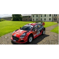 Solido 1/18 Ford Puma Rally1 Hybrid Red #22 M.Sesks/R.Francis Delfi Rally Estonia 2025 Diecast Model Car