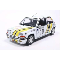 Solido 1/18 Renault 5 GT Turbo Mk2 White #19 A.Oreille/G.Thimonier Rallye Monte-Carlo 1989 Diecast Model Car