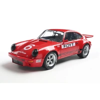 Solido 1/18 Porsche 911 Iroc Red #6 Foyt Iroc Daytona 1974 Diecast Model Car