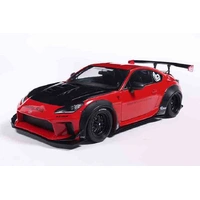 Solido 1/18 Toyota GR86 Liberty Walk Body Kit Red 2024 Diecast Model Car