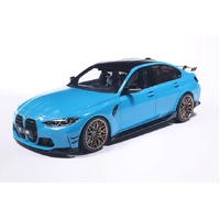 Solido 1/18 BMW M3 Performance Parts Daytona Beach Blue 2024 Diecast Model Car