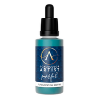 Scale 75 Scalecolor Artist: Turquoise Ink 20ml Acrylic Paint
