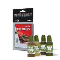 Scale 75 Warfront: Red Tanks 4 Colour Acrylic Paint Set