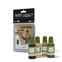 Scale 75 Warfront: Us Army 1942-1944 4 Colour Acrylic Paint Set