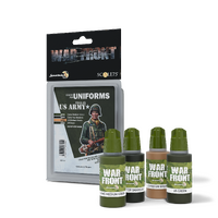 Scale 75 Warfront: Us Army 1944-1945 4 Colour Acrylic Paint Set