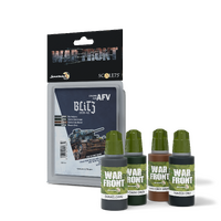 Scale 75 Warfront: Colors For AFV-Blitz 1939-42 4 Colour Acrylic Paint Set