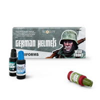 Scale 75 Warfront: German Helmets 8 Colour Acrylic Paint Set