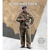 Scale 75 1/35 Warfront: British Tanker 50 mm Figure