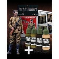 Scale 75 1/35 Warfront: Frontovik + Soviet Army Paint Set 50 mm Figure Pack
