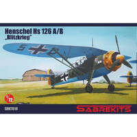 SabreKits 1/72 Hs 126 "Blitzkrieg" Plastic Model Kit 7010