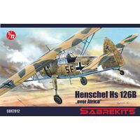 SabreKits 1/72 Hs 126 "Afrika" Plastic Model Kit 7012