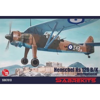 SabreKits 1/72 Hs 126 "Internationa'l Plastic Model Kit 7013