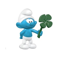 Schleich - Smurf with clover leaf