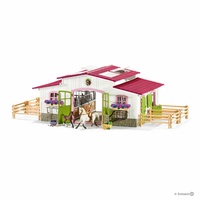Schleich - Riding centre with rider and horses 42344