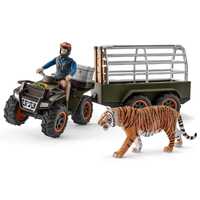 Schleich - Quad bike with trailer and ranger 42351
