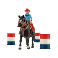 Schleich - Cowgirl Barrel Racing Fun