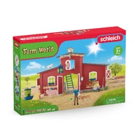 Schleich - Red Barn with Animals & Accessories