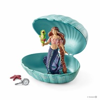 Schleich - Mermaid with baby seahorse in shell 70563