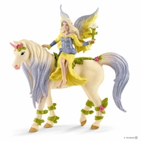 Schleich - Fairy Sera with blossom unicorn