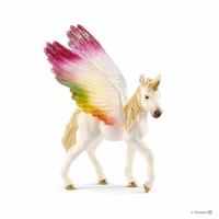 Schleich - Winged rainbow unicorn foal 70577
