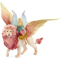Schleich - Fairy in Flight on Winged Lion