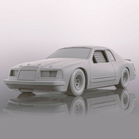Scalextric Ford thunderbird - Red & White - New Tooling 2019