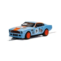 Scalextric Aston Martin V8 - Gulf Edition - Rikki Cann Racing Slot Car
