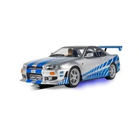 Scalextric 1/32 Nissan Skyline GT-R (R34) 2 Fast 2 Furious Slot Car