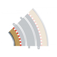 Scalextric Radius 2 Curve Inner Borders 45deg x4