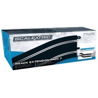 Scalextric Track Extension Pack 7 - 4x Straights 4x R3 Curve