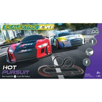 Scalextric 1/43 Evo Hot Pursuit Slot Car Set
