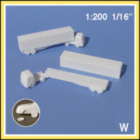 Schulcz 1/200 5 Lorry Set White
