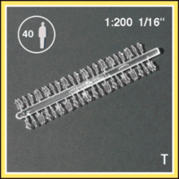 Schulcz 1/250 Silhouettes / Figures x 40pce SCHU-3100