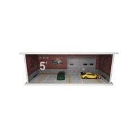 SCJ 1/64 Diorama Garage Scene Garage H (Boxed) Miniature Scene