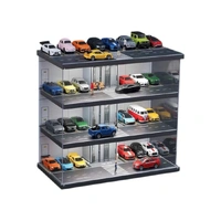 SCJ 1/64 Diorama Elevator Parking Lot with Light and Dust Cover Version