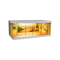 SCJ 1/64 Italian Style Street Exhibition Hall Miniature Scene